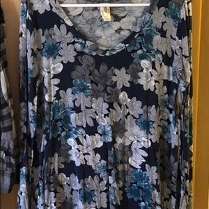 Lara Fashion Floral Long sleeve shirt